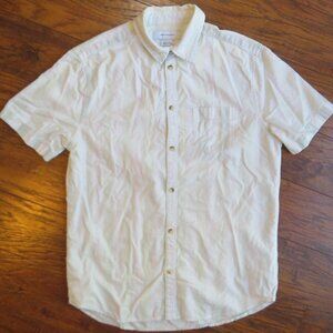 Urban Outfitters Button Shirt Yellow Striped Small‎